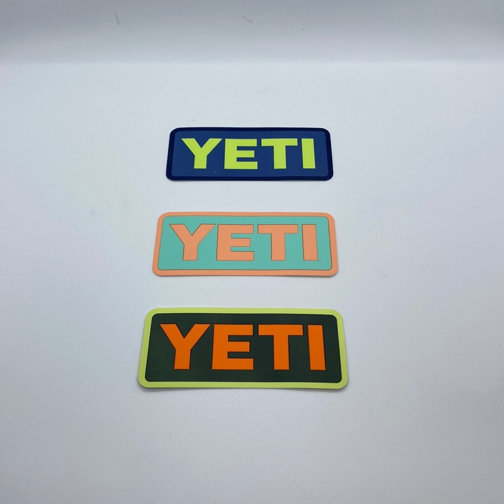 3 Yeti Stickers